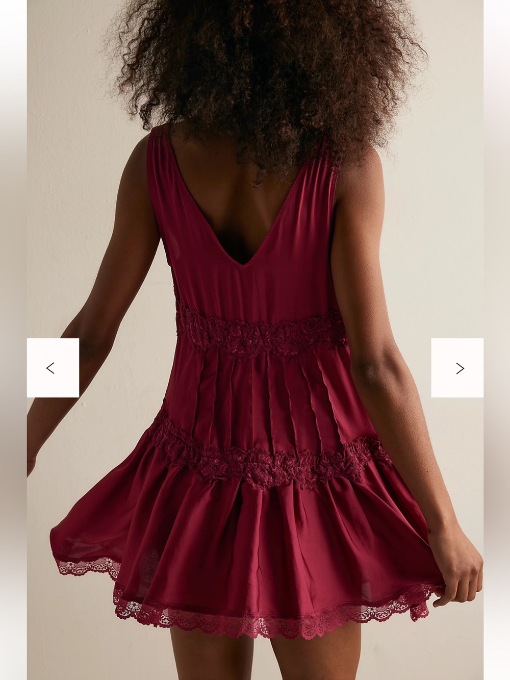 Free People In This Groove Mini Slip Dress - Picture 2 of 6